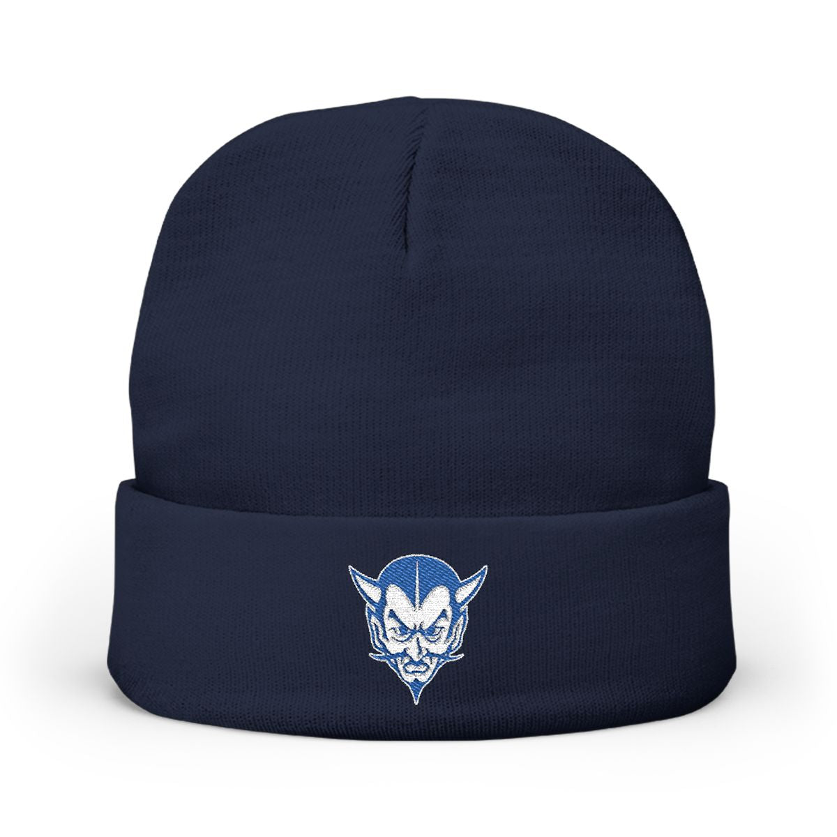 BLUE DEVIL - Knit Beanie (Embroidery)