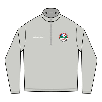 SJVTC - PosiCharge® Tri-Blend Wicking Quarter-Zip Pullover (Embroidery) - Personalized
