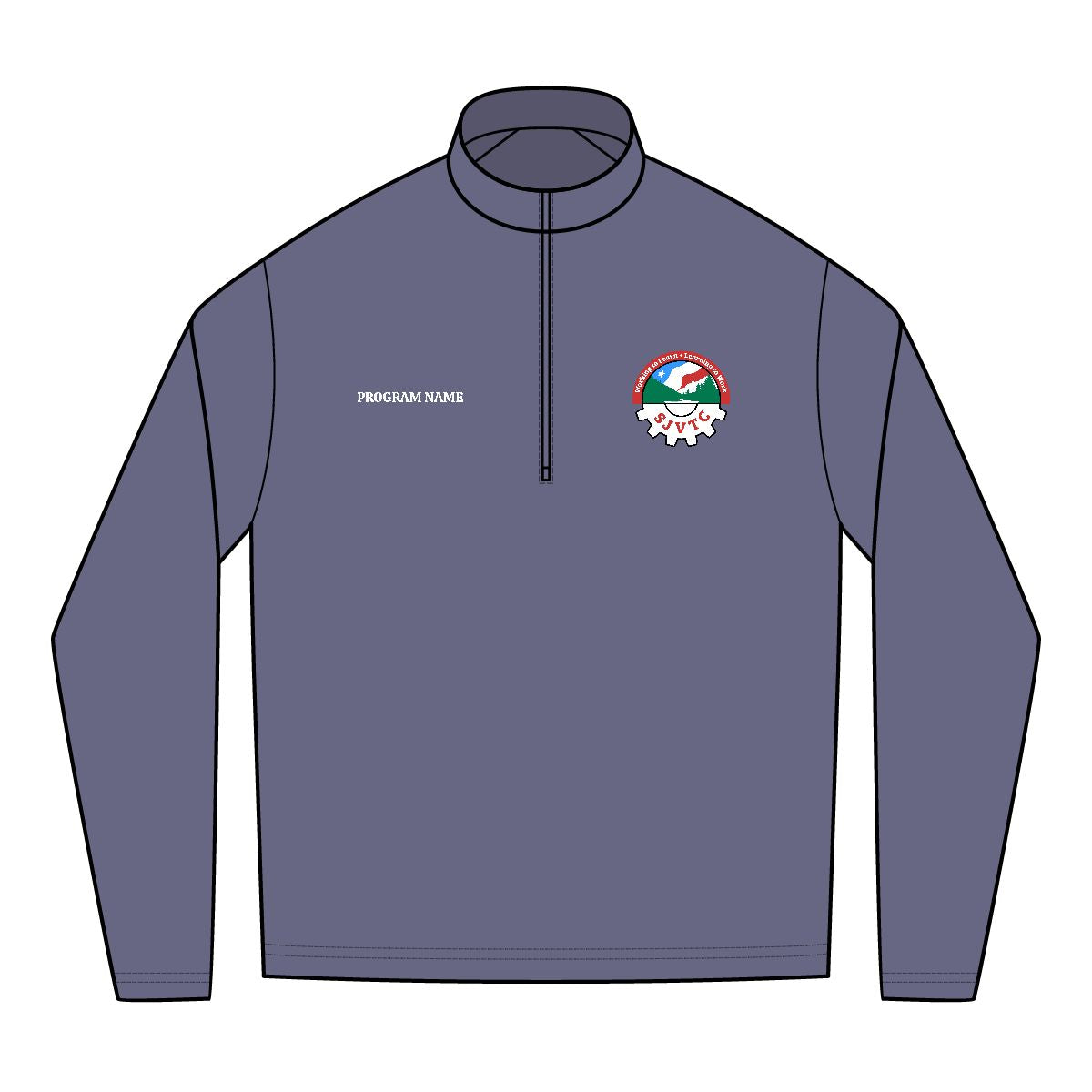 SJVTC - PosiCharge® Tri-Blend Wicking Quarter-Zip Pullover (Embroidery) - Personalized