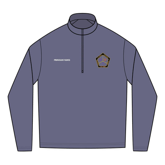 PosiCharge® Tri-Blend Wicking Quarter-Zip Pullover (Embroidery) - Personalized