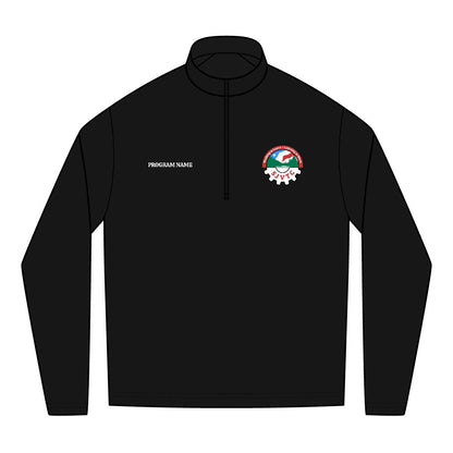 SJVTC - PosiCharge® Tri-Blend Wicking Quarter-Zip Pullover (Embroidery) - Personalized