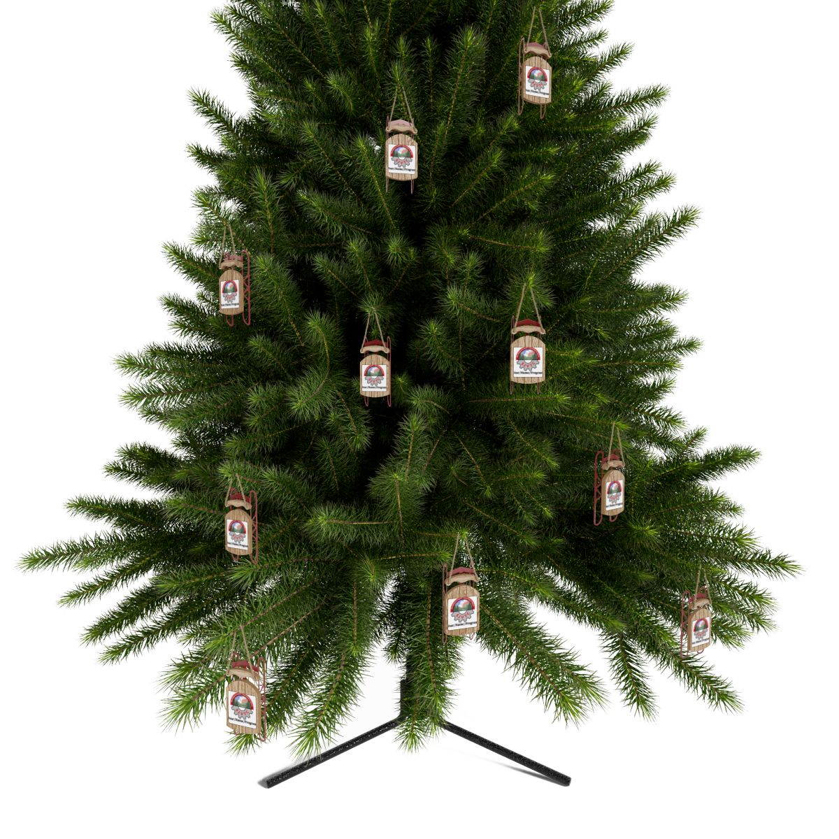 Sled Ornaments - Personalized - SJVTC