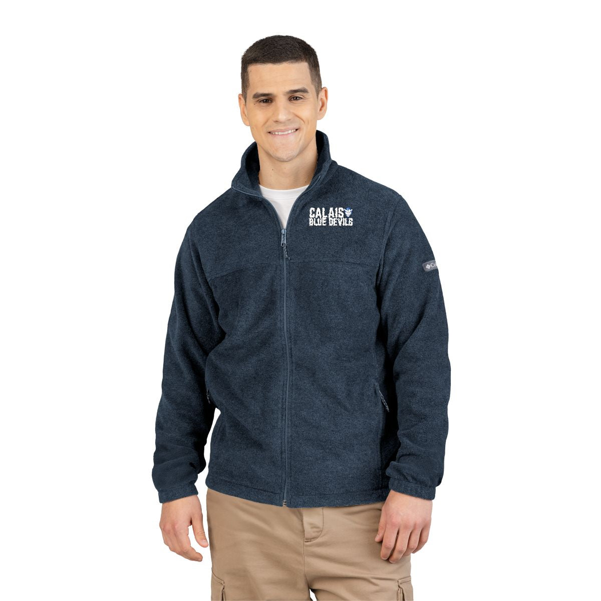 CALAIS BLUE DEVIL Columbia Fleece Jacket (Embroidery)