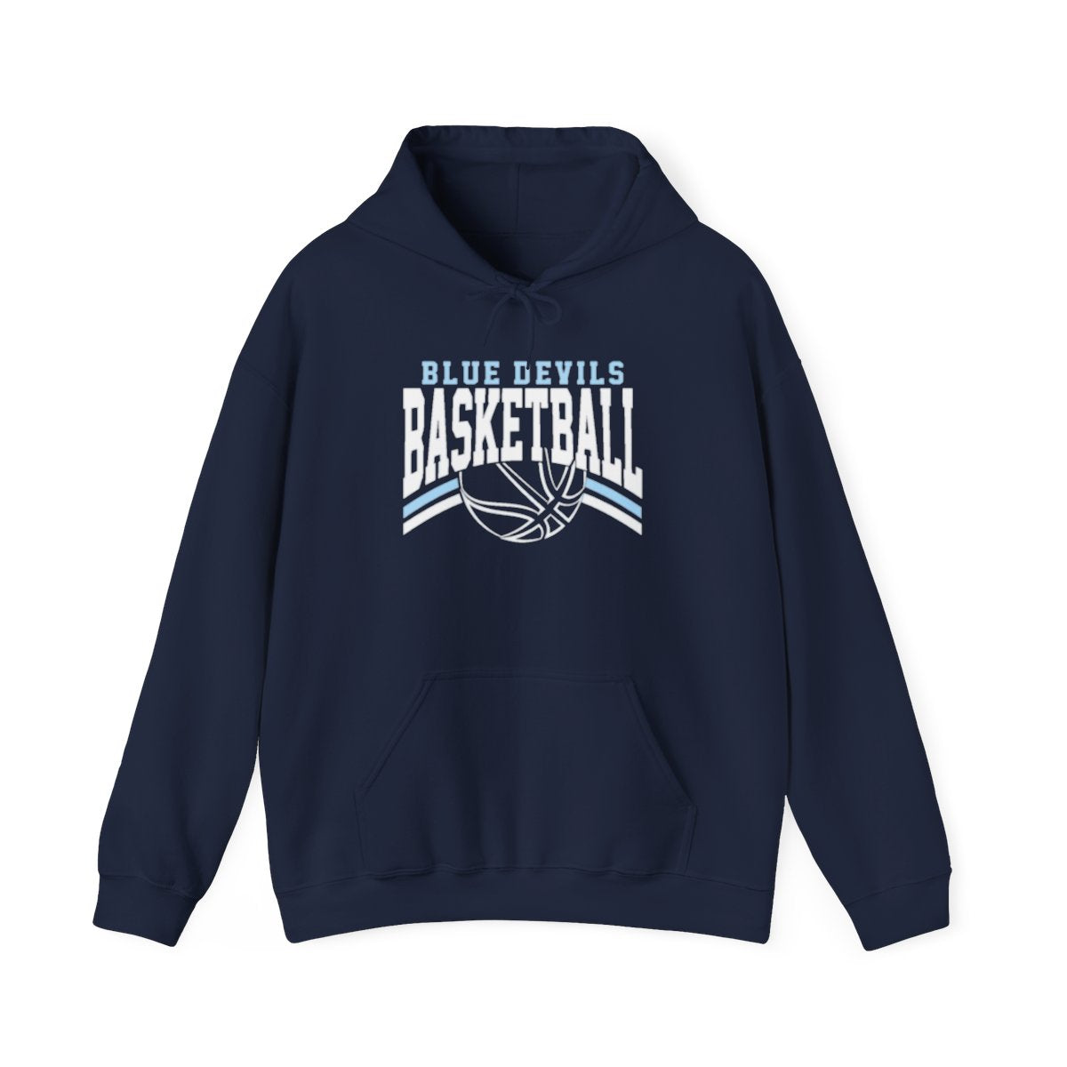 BLUE DEVIL BASKET- Hooded Sweatshirt