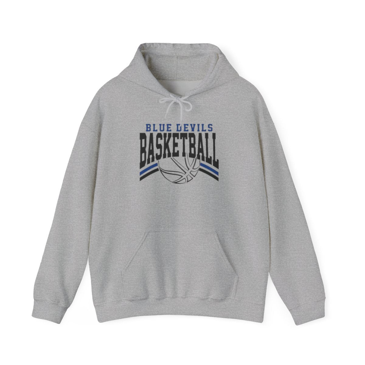 BLUE DEVIL BASKET- Hooded Sweatshirt